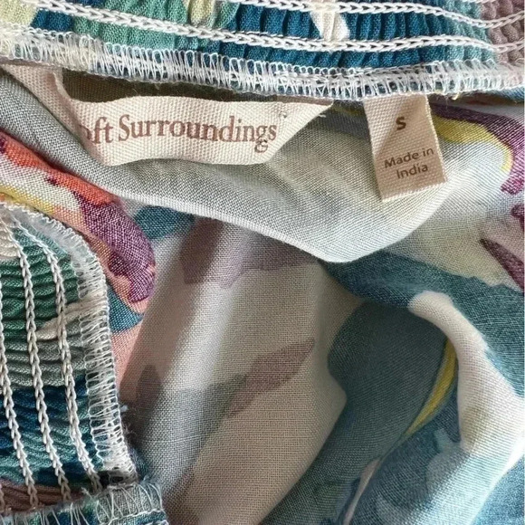 Soft Surroundings Kara Floral Maxi Skirt Sz S - Picture 7 of 10